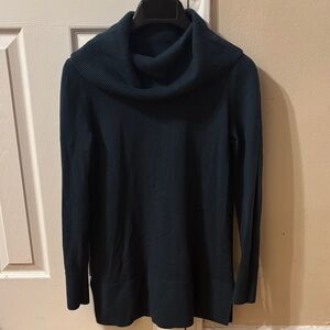Ann Taylor Navy Cowl Neck Sweater